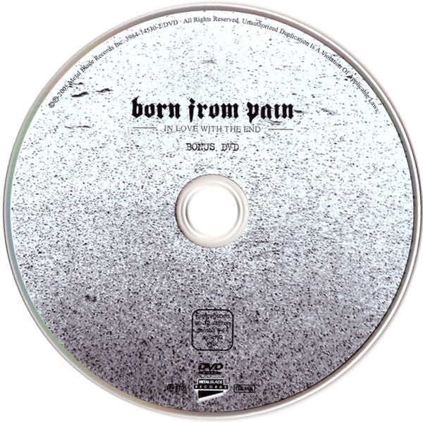Born From Pain : In Love With The End (CD, Album + DVD-V, PAL + Ltd)
