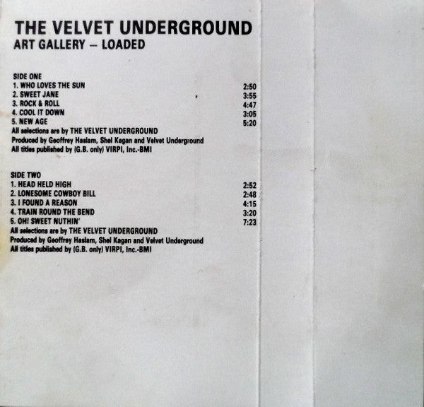 The Velvet Underground : Loaded (Cass, Album, RE)