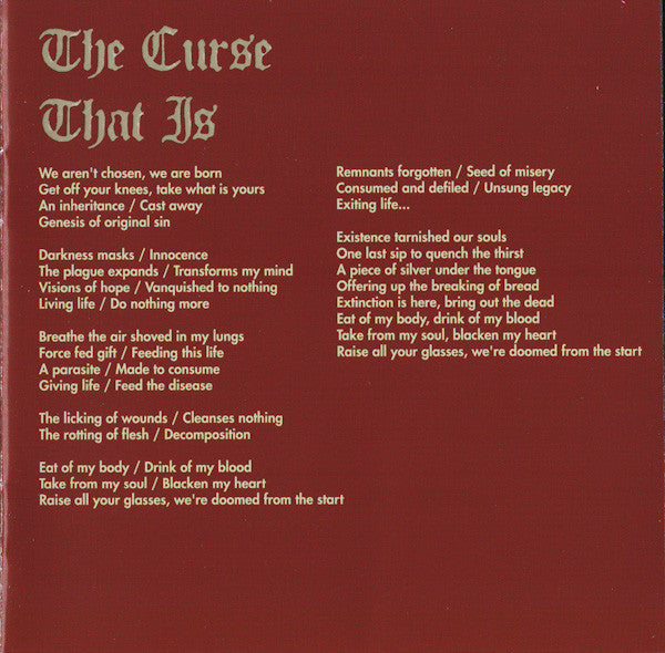 Graves At Sea : The Curse That Is (CD, Album)