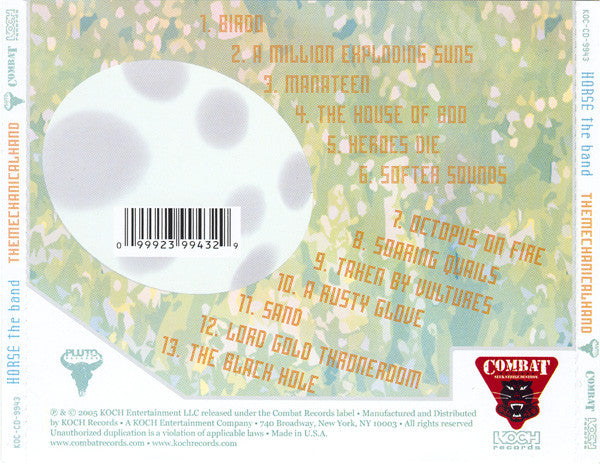 HORSE the band : The Mechanical Hand (CD, Album)