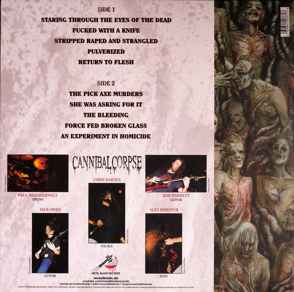 Cannibal Corpse : The Bleeding (LP, Album, RE, 180)