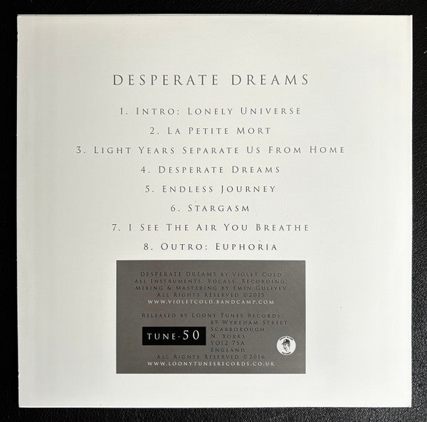 Violet Cold : Desperate Dreams (LP, Album)