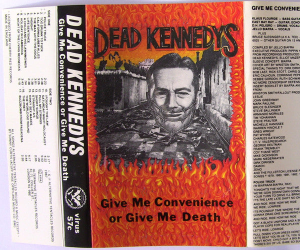 Dead Kennedys : Give Me Convenience Or Give Me Death (Cass, Comp)