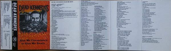 Dead Kennedys : Give Me Convenience Or Give Me Death (Cass, Comp)