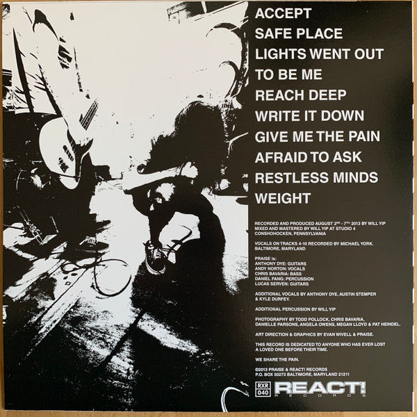 Praise (6) : Lights Went Out (LP, Album, RP, Red)