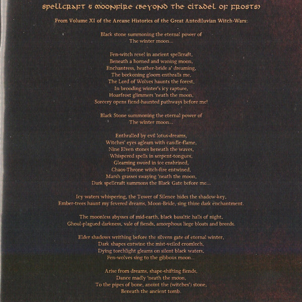 Bal-Sagoth : A Black Moon Broods Over Lemuria (CD, Album, RE, RM)