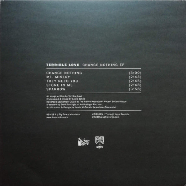 Terrible Love : Change Nothing (12", S/Sided, EP)