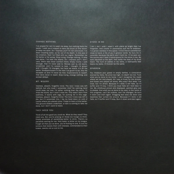Terrible Love : Change Nothing (12", S/Sided, EP)