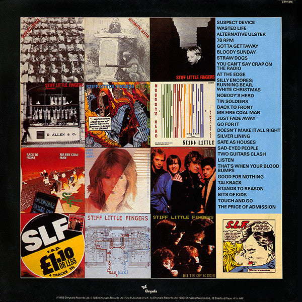 Stiff Little Fingers : All The Best (2xLP, Comp)