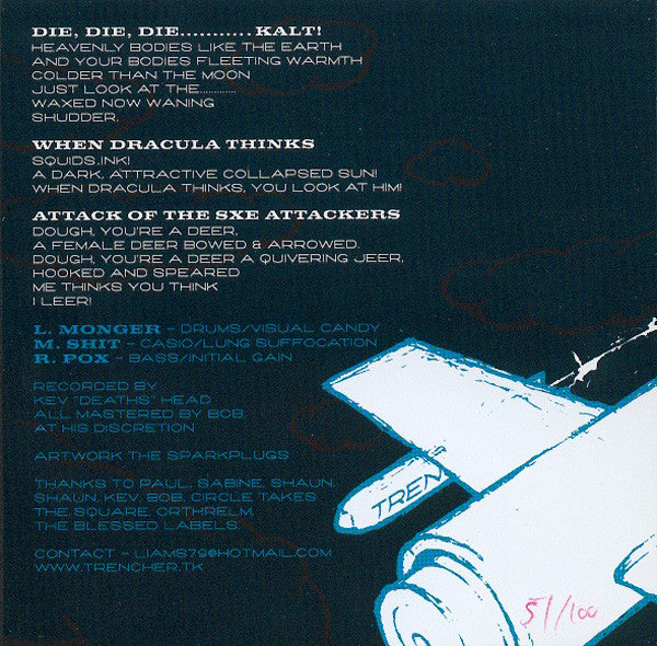 Orthrelm / Trencher : Trans Atlantic Asthma Attack (5", Ltd, Lig)