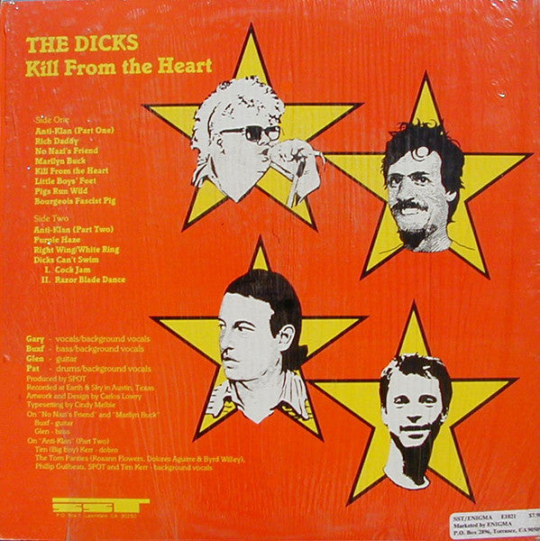 Dicks : Kill From The Heart (LP, Album)