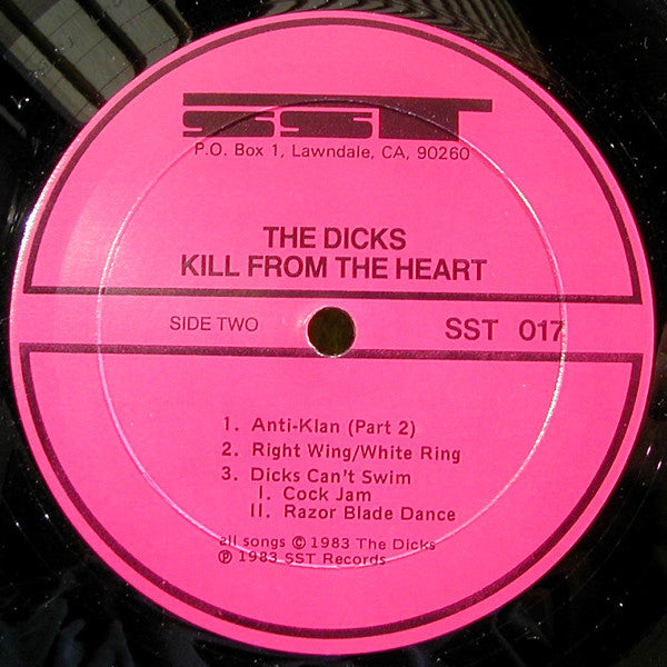 Dicks : Kill From The Heart (LP, Album)