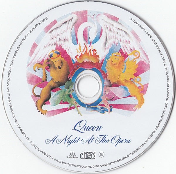 Queen : A Night At The Opera (CD, Album, RE, RM)