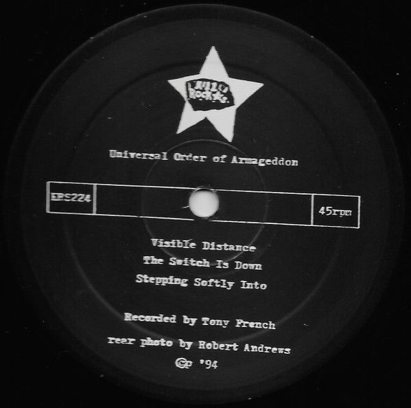 Universal Order Of Armageddon : The Switch Is Down (12", EP)
