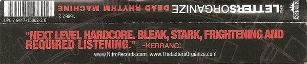 The Letters Organize : Dead Rhythm Machine (CD, Album)