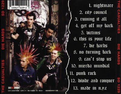 The Casualties : Die Hards (CD, Album)