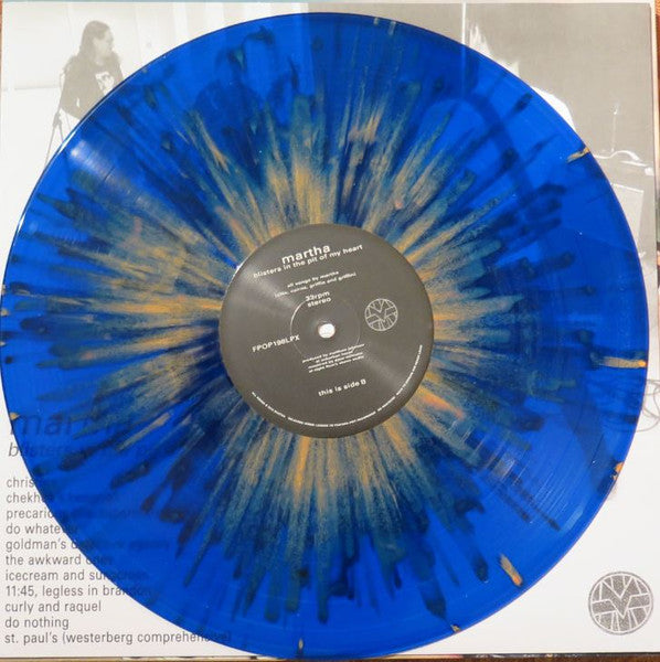 Martha (13) : Blisters In The Pit Of My Heart (LP, Album, Blu)
