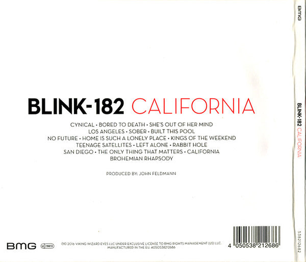 Blink-182 : California (CD, Album, Dig)