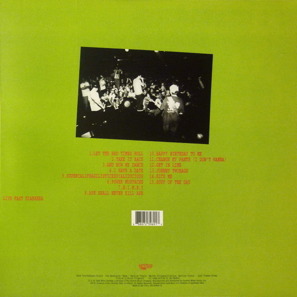 The Vandals : Live Fast Diarrhea (LP, Album, RE, Gre)