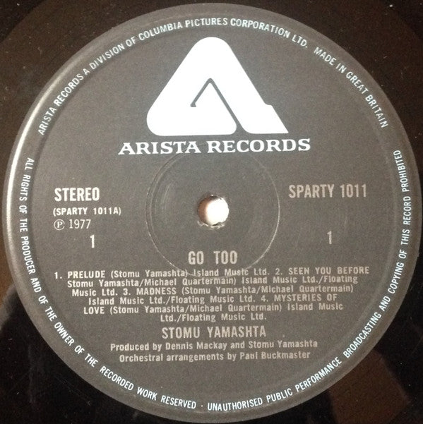 Stomu Yamashta's Go : Go Too (LP, Album)