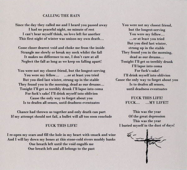 Harakiri For The Sky : III: Trauma (CD, Album)