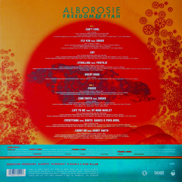 Alborosie : Freedom & Fyah (LP, Album)