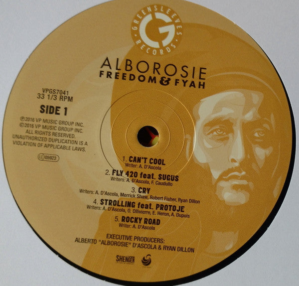 Alborosie : Freedom & Fyah (LP, Album)