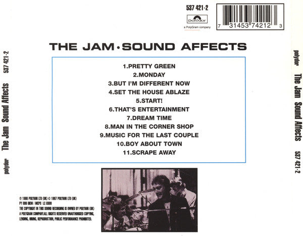 The Jam : Sound Affects (CD, Album, RE, RM, Jew)