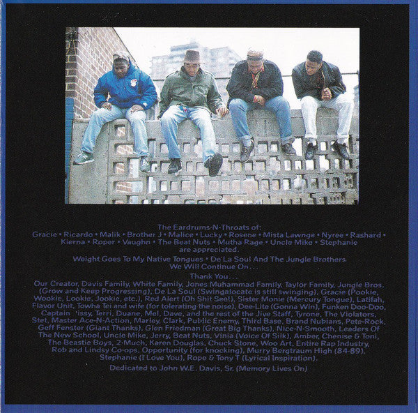A Tribe Called Quest : People's Instinctive Travels And The Paths Of Rhythm (CD, Album, RE)