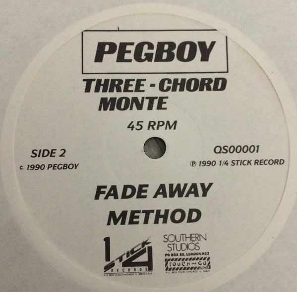 Pegboy : Three-Chord Monte (12", EP)