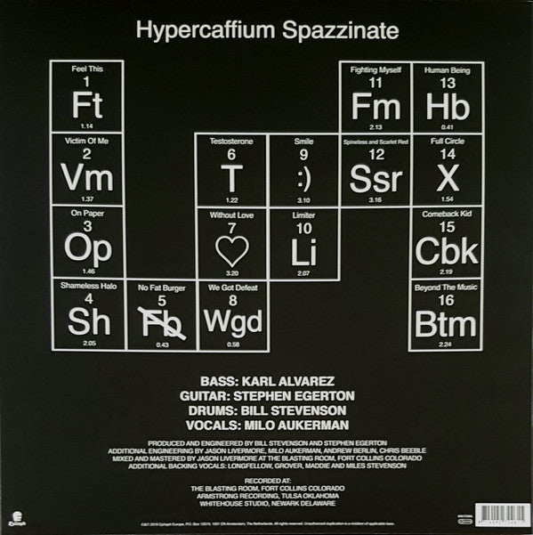 Descendents : Hypercaffium Spazzinate (LP, Album, 180)