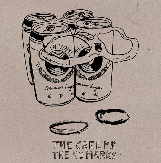 The Creeps (4) / The No Marks : The Creeps / The No Marks (7", EP, Gre)