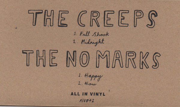 The Creeps (4) / The No Marks : The Creeps / The No Marks (7", EP, Gre)