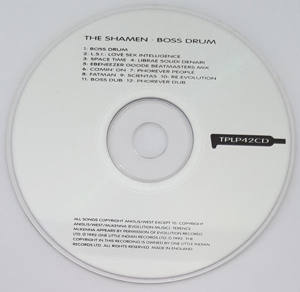 The Shamen : Boss Drum (CD, Album, RP)