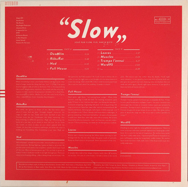 Sport (8) : Slow (LP, Album, Blu)