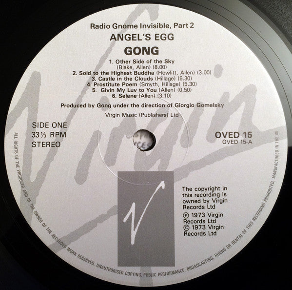 Gong : Angel's Egg (Radio Gnome Invisible Part 2) (LP, Album, RE, Gre)