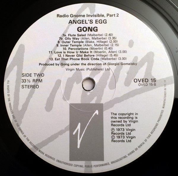 Gong : Angel's Egg (Radio Gnome Invisible Part 2) (LP, Album, RE, Gre)