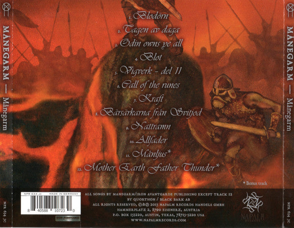 Månegarm : Månegarm (CD, Album)
