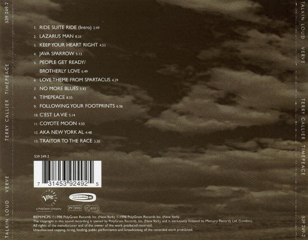 Terry Callier : TimePeace (CD, Album)