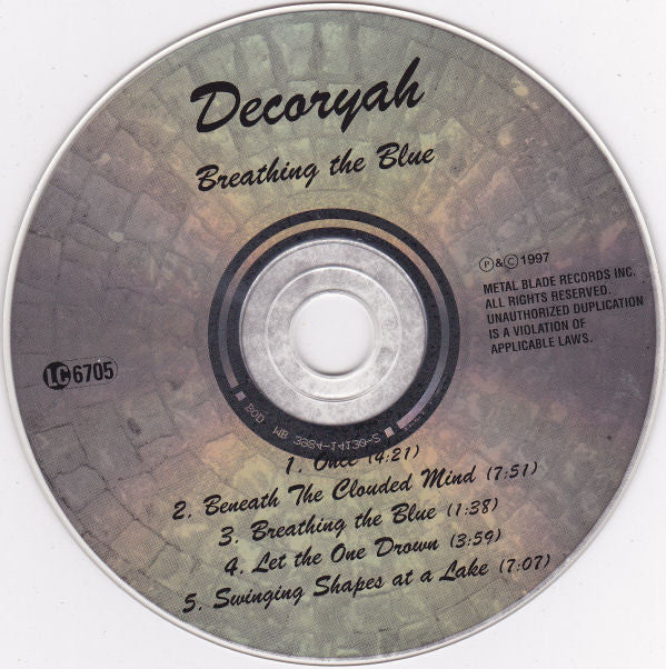 Decoryah : Breathing The Blue (CD, EP)