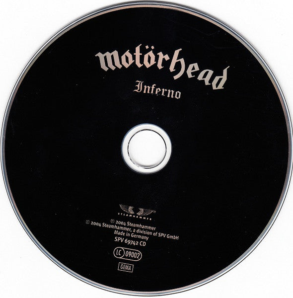 Motörhead : Inferno (CD, Album, RP)