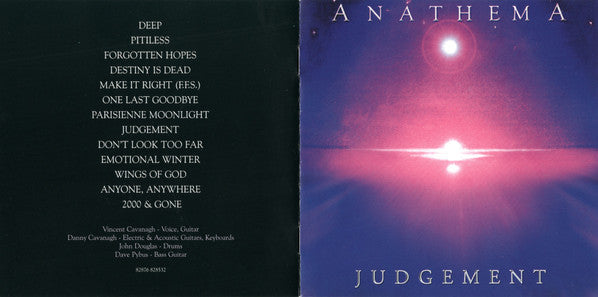 Anathema : Judgement (CD, Album, RE)