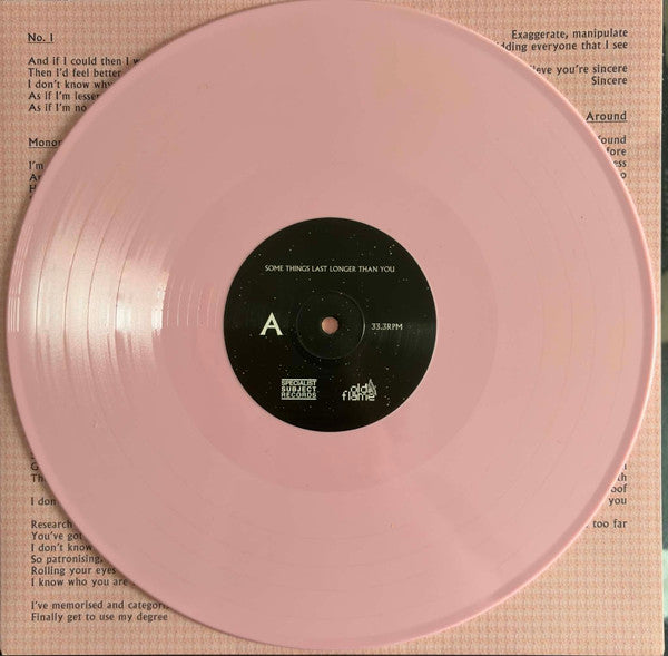Doe (14) : Some Things Last Longer Than You (LP, Album, Ltd, Pin)