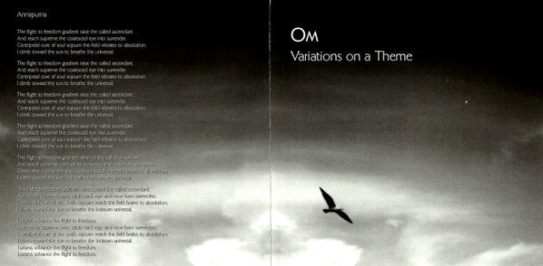 Om (8) : Variations On A Theme (CD, Album)