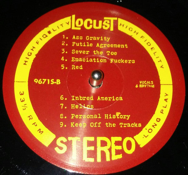 Man Is The Bastard Noise* / Locust* : Our Earth's Blood Pt 2 / Locust (10")