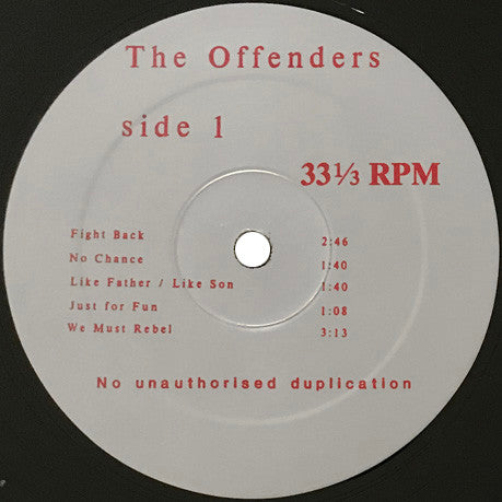 Offenders : We Must Rebel (LP, Album)