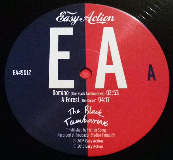 The Black Tambourines : Domino  (12", Single)