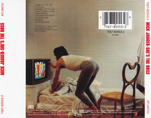 Mick Jagger : She's The Boss (CD, Album, RP)