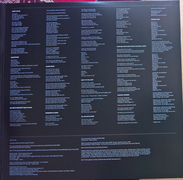 Giraffe Tongue Orchestra : Broken Lines (LP, Album, Cle)