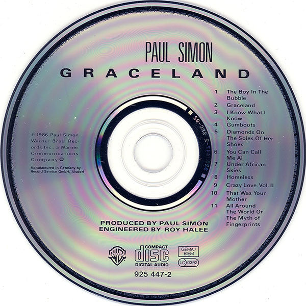 Paul Simon : Graceland (CD, Album)